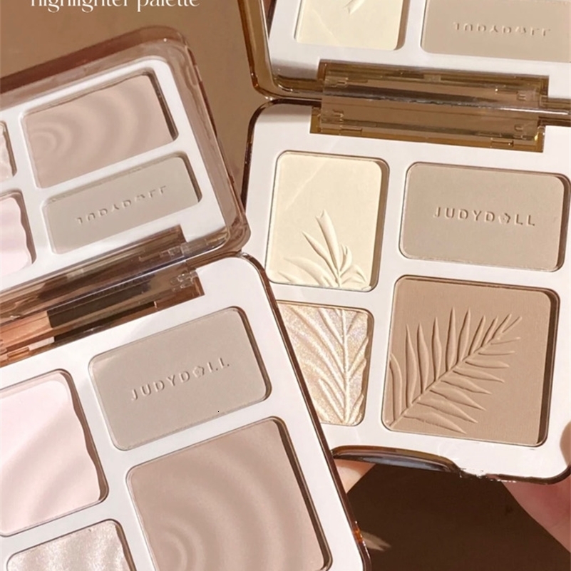 Judydoll Highlighter Contour Comprehensive Plate Matte Shimmer Powder Glow Shadow 3D Nose Cosmetics 9g 260527ww