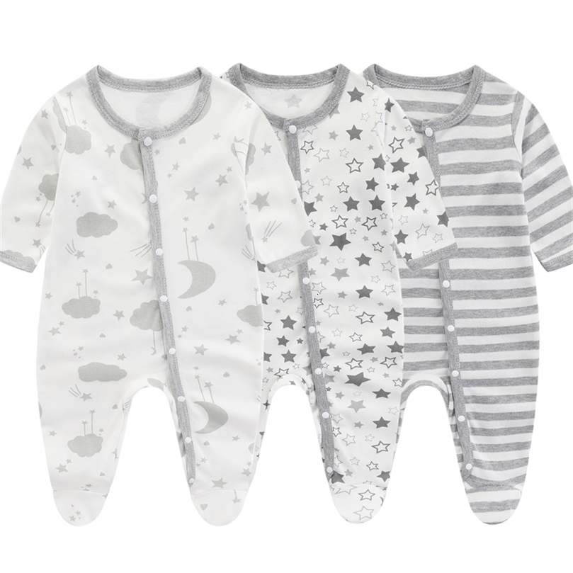 born Baby Bodysuit Spring Clothes Summer Girl Romper Soft Boys Jumpsuit Cartoon Childrens 0 to 9 Months 260612