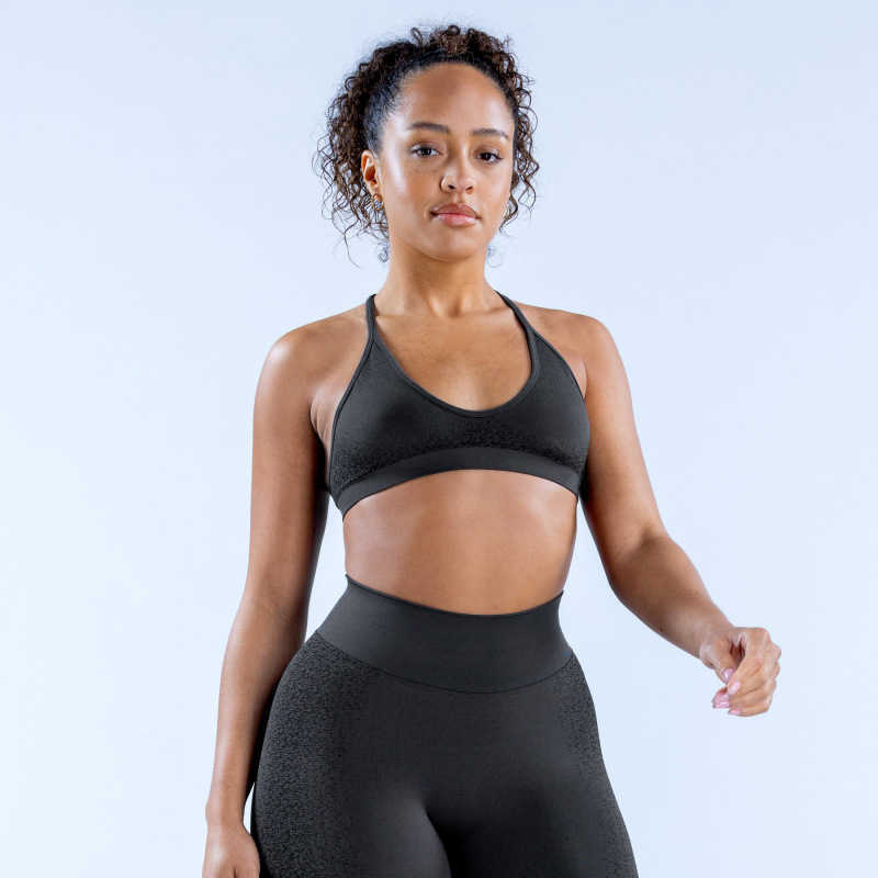 Tight Womens Yoga Bra with Straps Backless Quick-Dry Running Fitness Yoga Top L260612