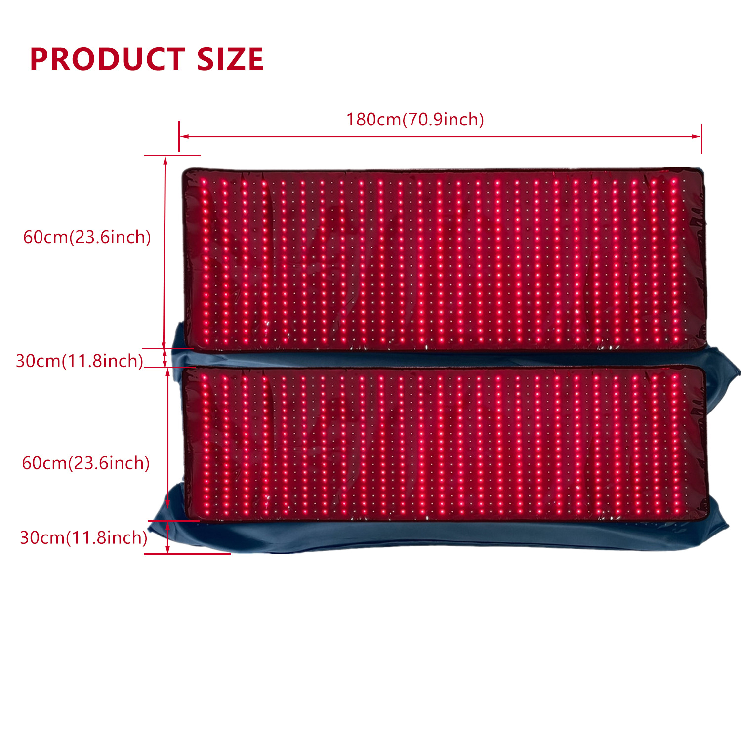 New 660nm 850nm Full Body Red Light 1800 LEDs Triple Chip Infrared LED Red Light Therapy Sleeping Bag