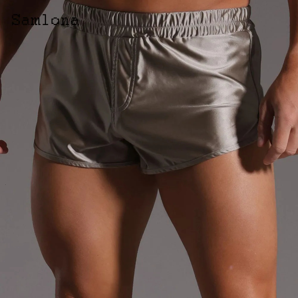 2026 European Sexy Fashion Basic Shorts Plus Size 4xl Mens Casual Run Beach Short Pants Solid Khaki Green Soft Ultra-Shorts 260612