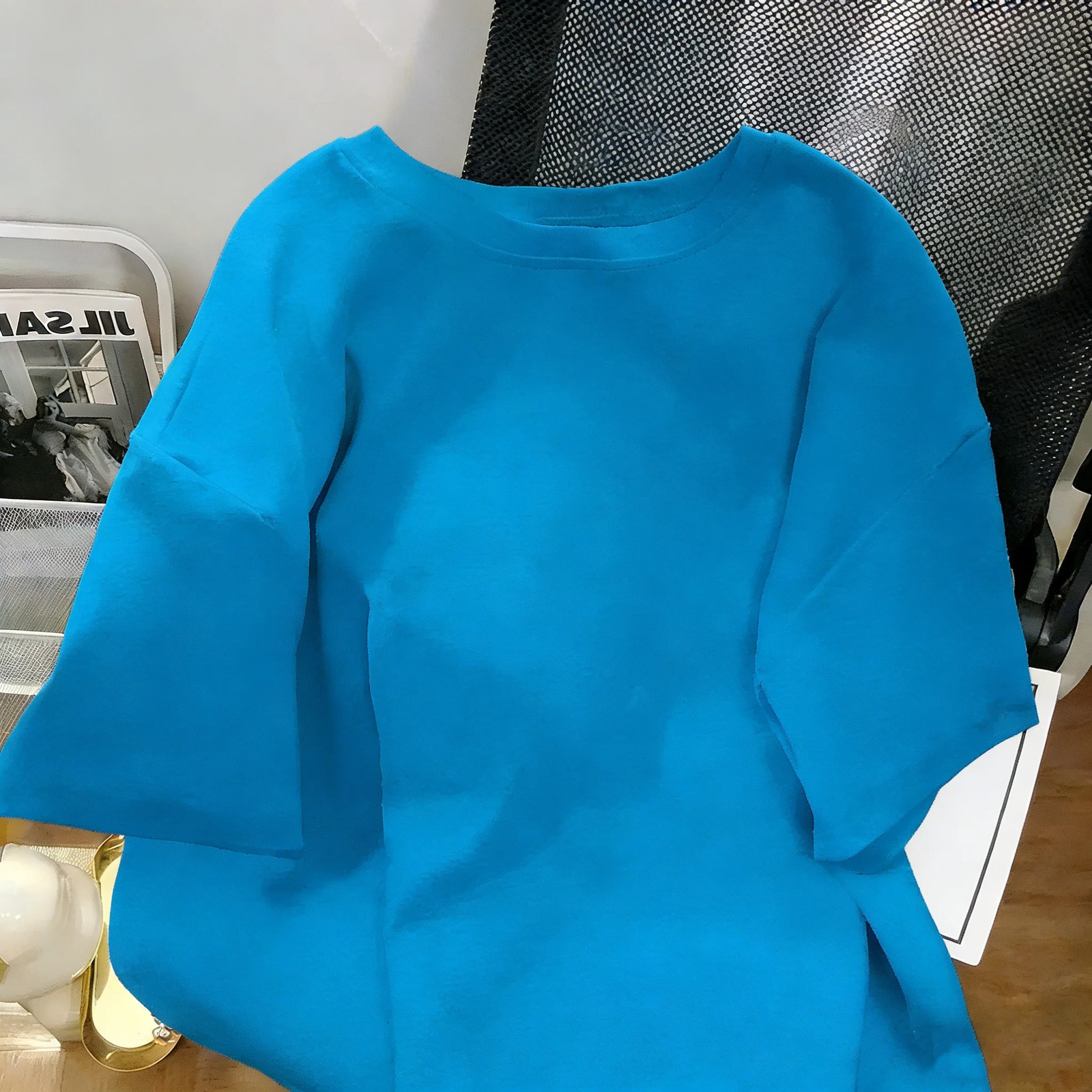 Casual Daily Summer Short Sleeve Man Solid Basics Simple T Shirts Fashion All-Match Cotton Clothing Breathable Multicolor Tops 260609