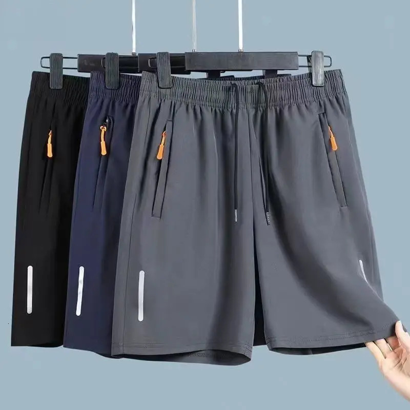 Ice Silk Men Shorts Gym Casual Shorts Quick Dry Sweatpants Running Beach Sports Short Pants Breathable Fitness Jogging Shorts 260613