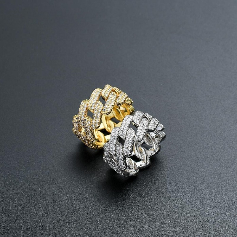 Designer Hip-Hop Fashion Cuban Ring Daily Wear for Party High-quality Jewelry Accessories Gift-image-1110328272