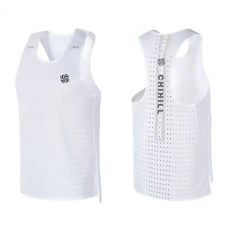 Mens Vest Sports Fitness Mesh Breathable Quick Dry Lightweight Sleeveless Running Vest Trendy Gym Training Tank Top Summer 260612
