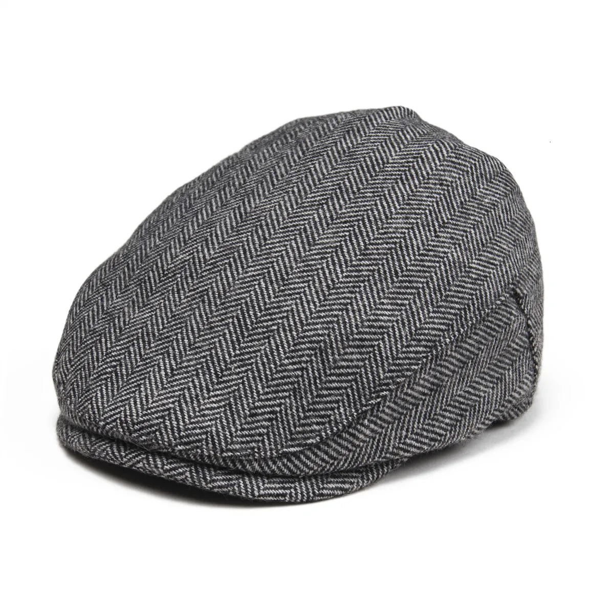JANGOUL Kids Flat Caps Herringbone Woolen Tweed Small Size Boy Girl sboy Caps Infant Toddler Youth Beret Hat for Children 260612