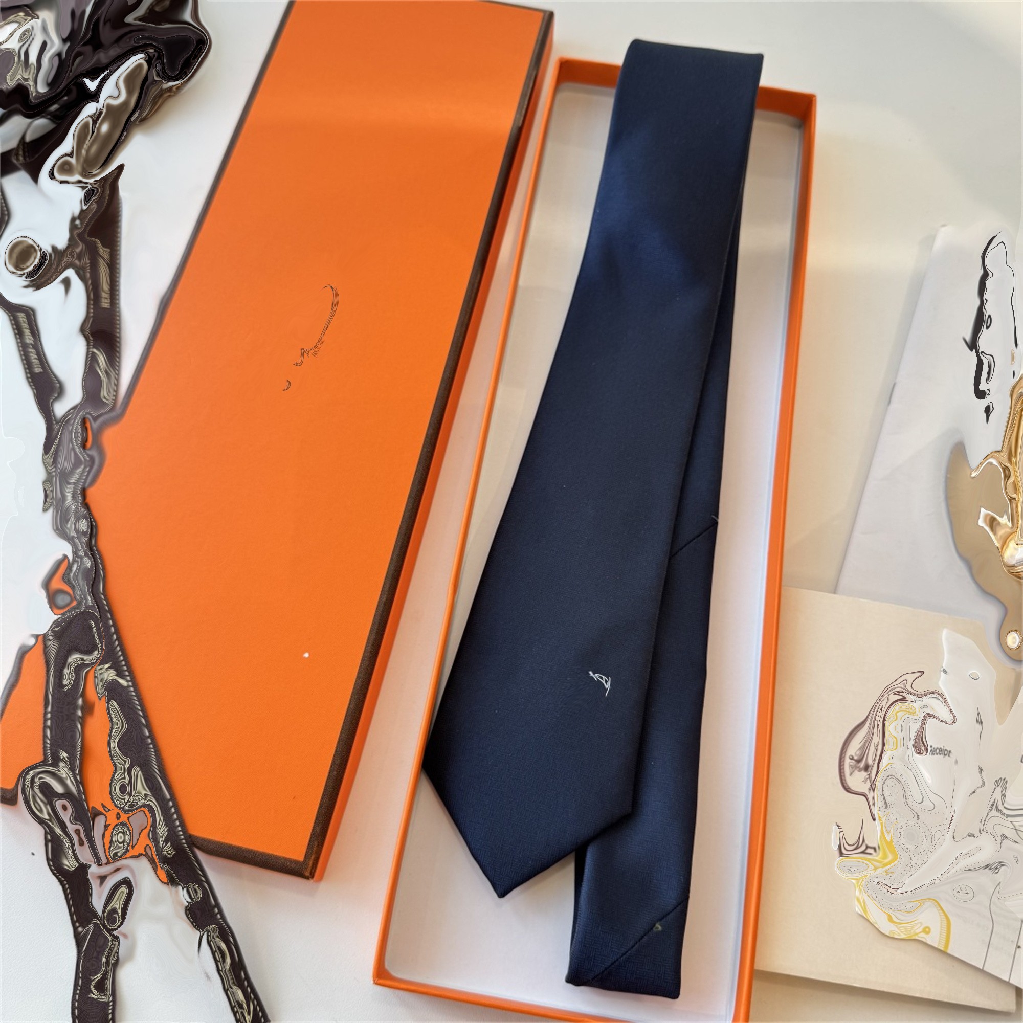 mens necktie luxurys designer Men Women Designer Ties Fashion Leather Neck Tie Bow For Men Ladies With Pattern Letters Neckwear Fur Solid Color Neck