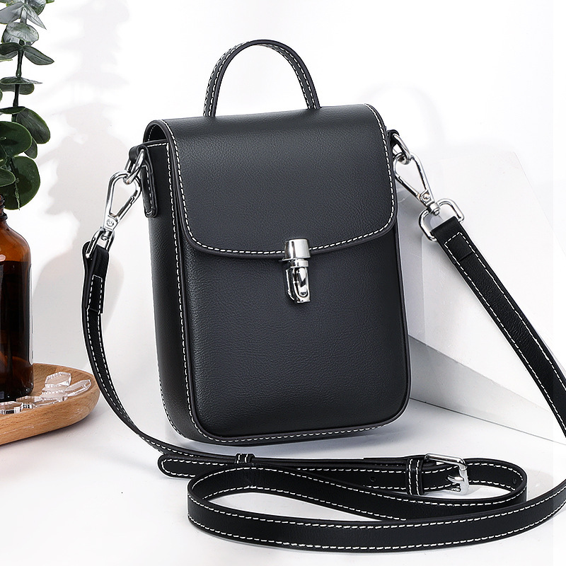 Phone 2026 New Model Women's Summer Trendy High-End Fashion Genuine Leather Shoulder Mini Crossbody Bag