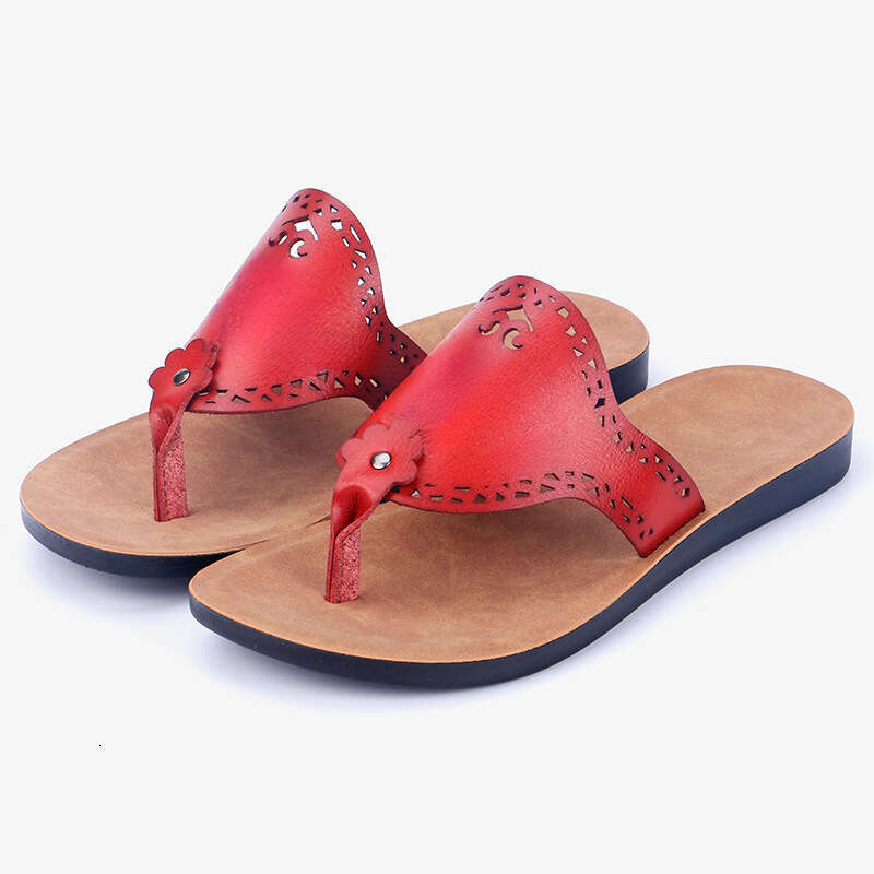 designer shoes Womens Summer Flip Flops Outdoor Wear Fashionable Chinese Style Flat Sandals Trendy Flip Flops Women Casual breathable everyday slipp