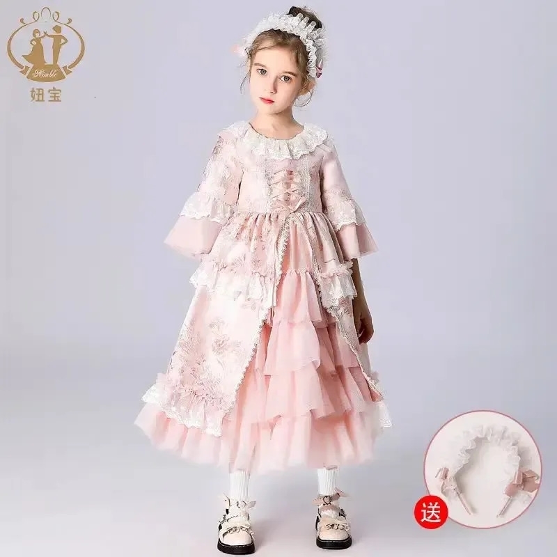 Girls Party Dresses Wedding Dress for Girls Wedding Costume Dresses for Lolita for Girls Bridesmaid Dress 260611
