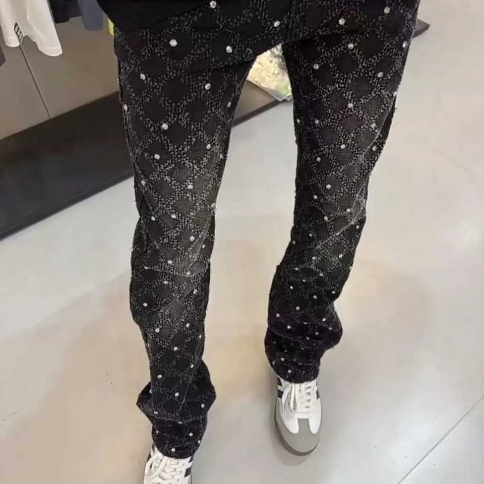Y2K Multiple Pockets Baggy Cargo Jeans 2024 Vintage Mens and Womens Loose Straight Leg Hip Hop Pants Baggy y2k Jeans T260410