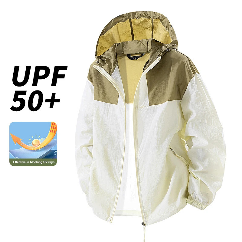Summer UPF50 Sunscreen Clothing Men Jackets Outdoor Couple Models Lightweight Breathable Jacket Hooded Gym Sport Windbreaker 260613