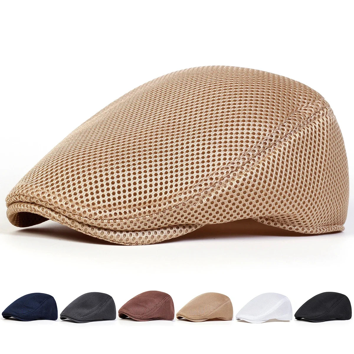 Men Mesh Breathability sboy Caps British Painters Hats Spring and Summer Flat Cap Hip Hop Berets260611