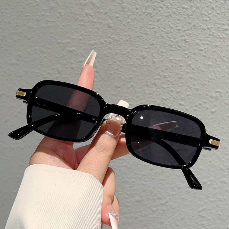 High quality Hip-Hop Style Cool Candy Color Plastic Small Square Frame Simple Versatile Party Gathering Sunglasses