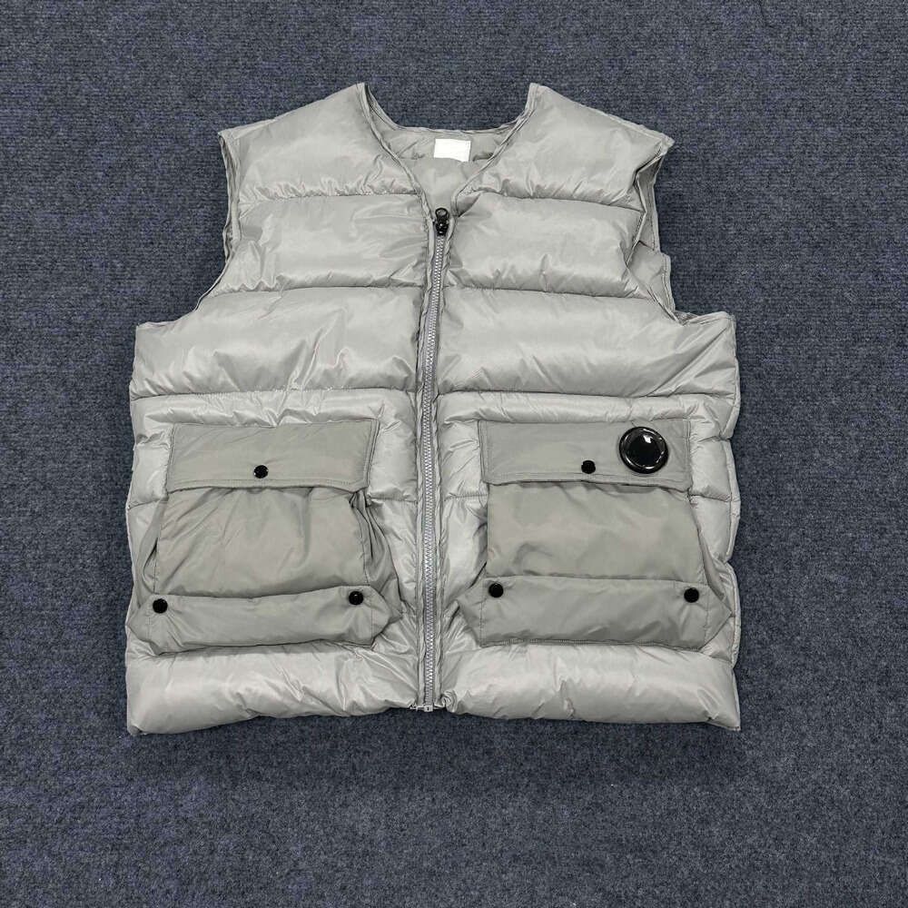 Cpcompanys Jacket Fluffy Sleeveless Puffer Mens Designer Veste Homme One Lens Pocket Body Warmer Womens CPCompanys Down Coat Luxe Doudoune Gilet Out