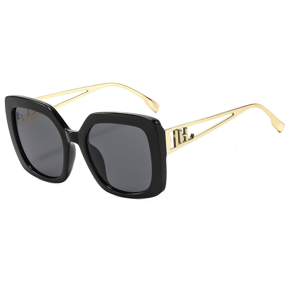 2026 New Fashion Square Sunglasses For Women, Trend Leopard Print Sunglasses, UV Designer Glasses Lunettes De Soleil