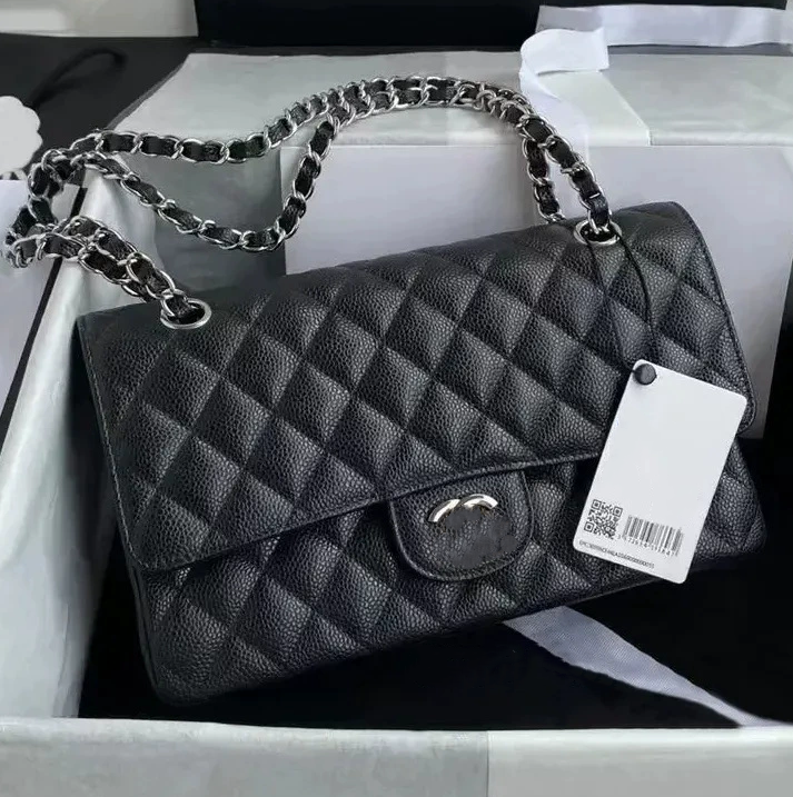 Designer Bag Top quality Luxury Bag Shoulder Bag Caviar Designer Handbag Fashion Bag Evening Bag Metallic Leather Chain rhombus Lattice Sheepskin Wa