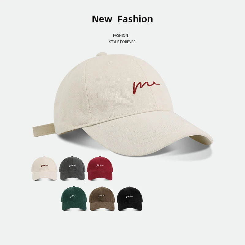 Retro Letter Embroidered Baseball Cap Big Headed Duck Tongue Hat Summer Outdoor Sports Mens Womens Adjustable Caps Hip Hop Hat260611