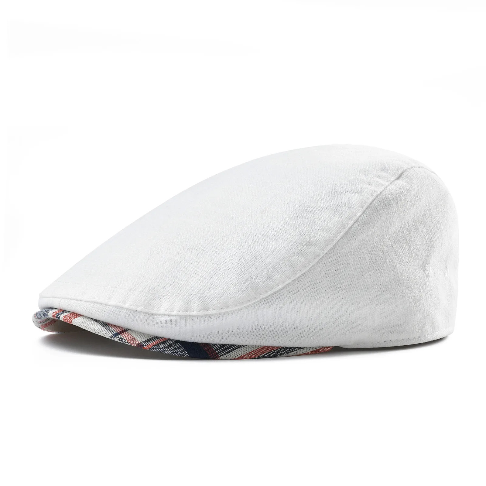 JGNGOUL Mens 100 Linen Flat Ivy Gatsby sboy Hat Summer Driving Scally Cap Thin Outdoor Casual260610