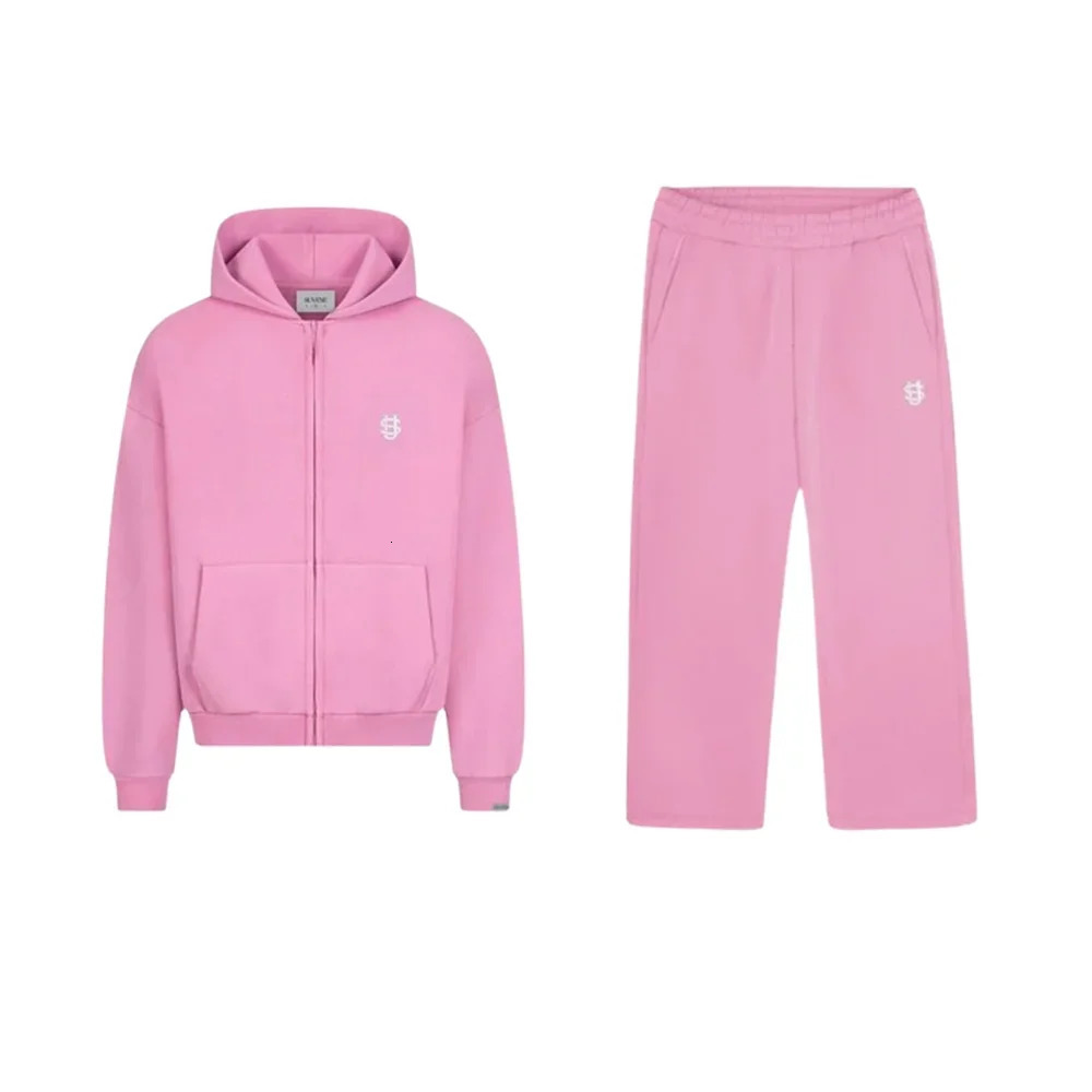 Gothic Retro Graphic Loose Sports Zipper Hoodie Suit Mens and Womens Y2K Harajuku HipHop Casual Joker Pants Street Wear