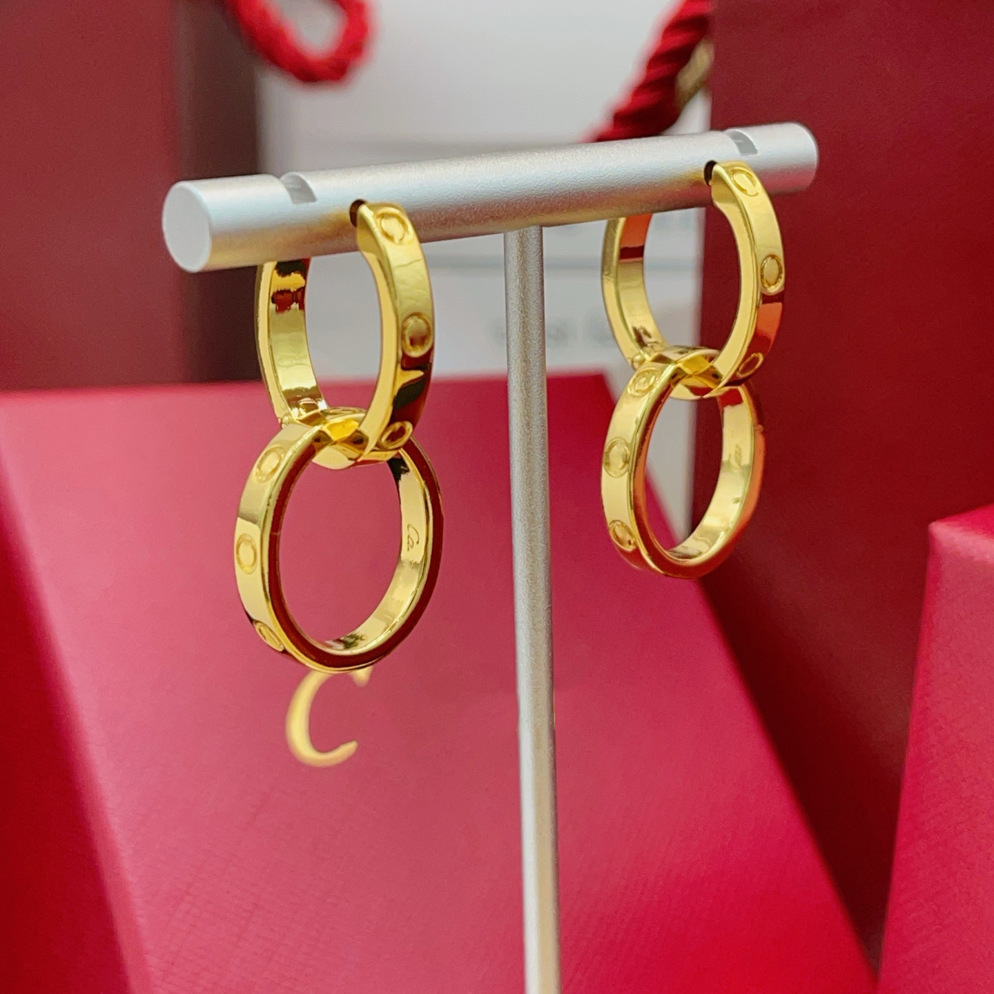 Luxury designer earrings letters stud simple retro ear clip designers earring plated for women geometric round wedding party jewlery