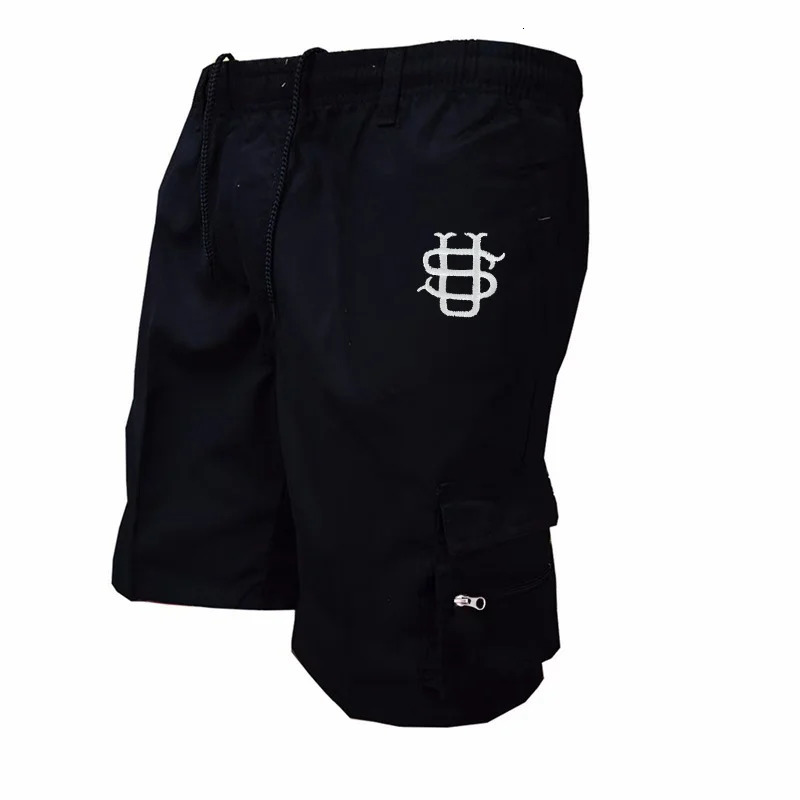 2026 Mens Loose Lightweight Soft Fabric Outdoor Casual Multi-Functional Work Shorts with Personalized Embroidery 260613