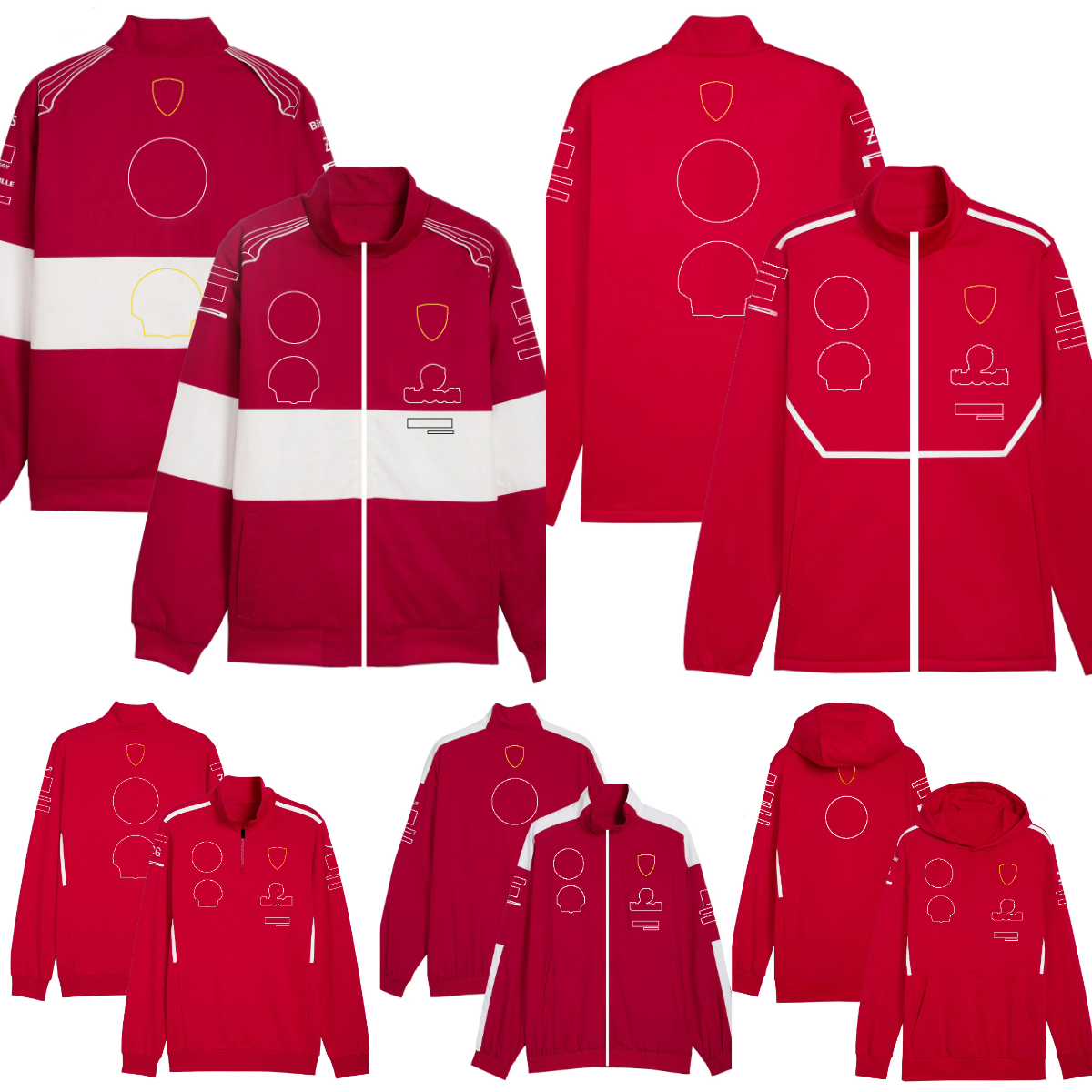 F1 2025 Drivers Oversized Jacket Formula 1 Team Men Full Zip Jacket New Season Racing Clothing Car Fans Casual Sweatshirt Custom