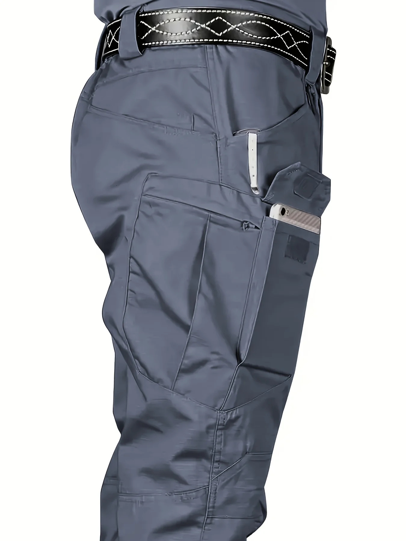 S-6XL Mens Tactical Cargo Pants Outdoor Casual Sports Pant Hiking Fishing Waterproof Multi-pocket Men Trousers for Work 260612