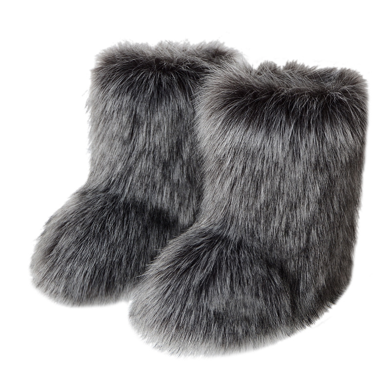 hot Free shipping luxury Snow Boots Hairy boots with winter warmth and plush midsole boots fashionable snow boots