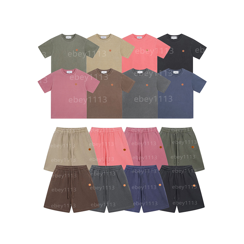 Men's Casual Shorts Gold Embroidered Pocket Classic Work Style Loose Knee Length Summer Shorts-image-1110368590
