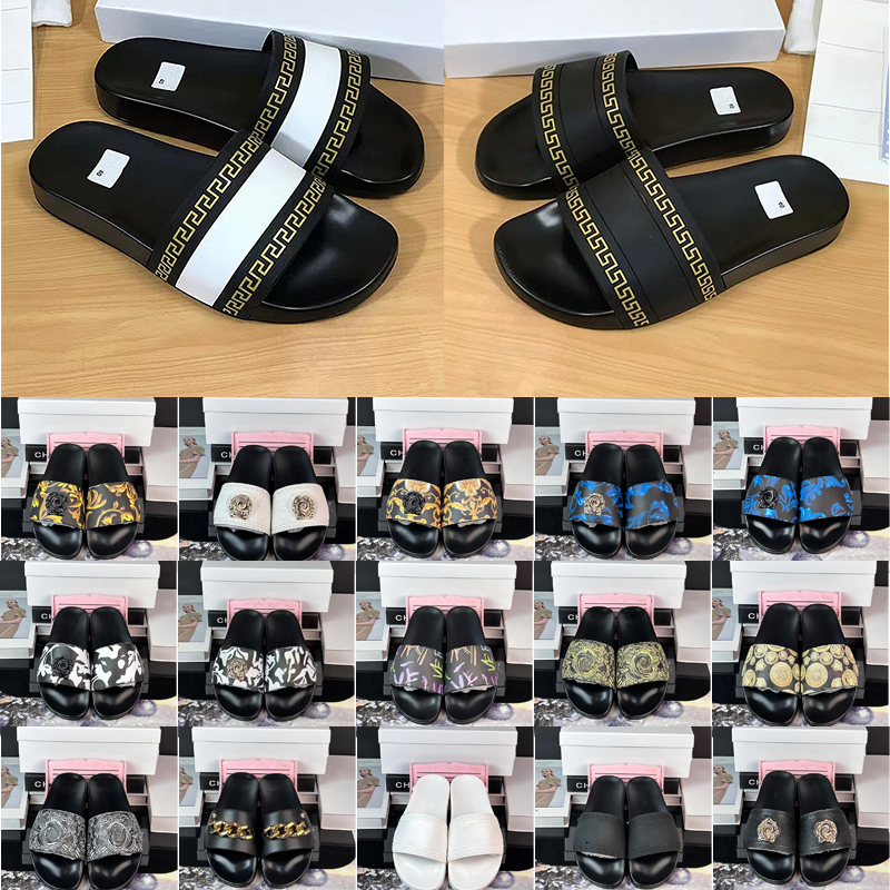Slippers Designer Slippers Free shipping Round headed small flower thick sole lightweight classic fashion simple slippers for mens 36-45