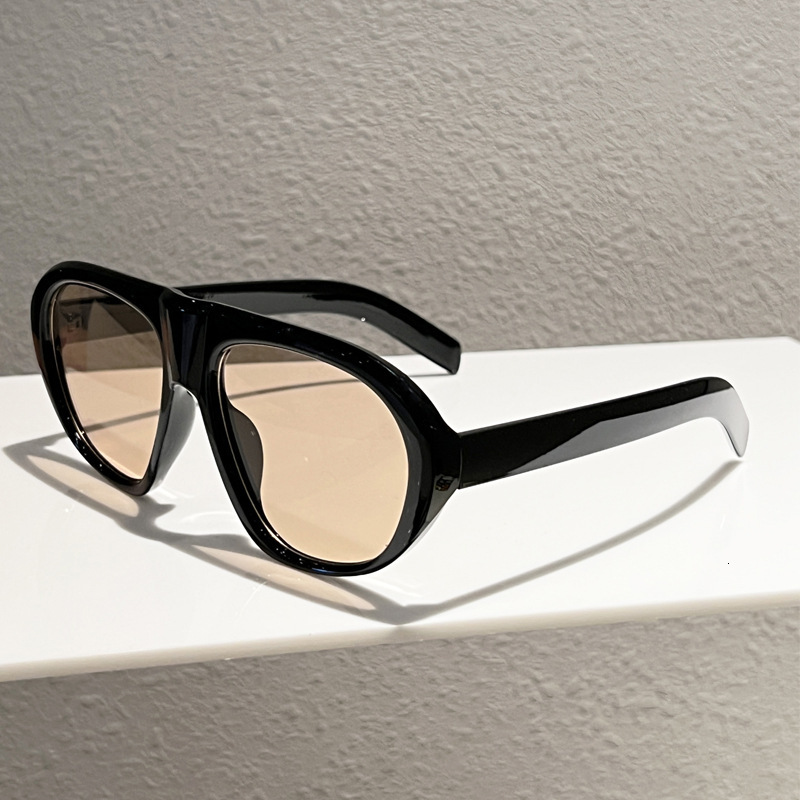 High quality Fashionable 2026 New Model Pilot for Men, European and American High-End Street Style, Versatile, Internet Celebrity Trendy Sunglasses