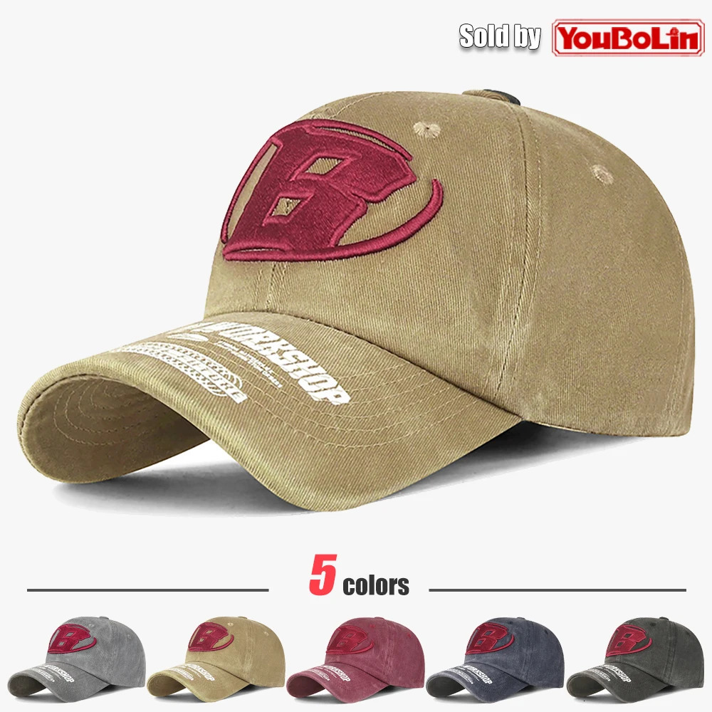 Vintage Distressed Washed Soft Baseball Cap Summer Sun Hat for Men Women UV Protection Casual Trucker Hat 260612