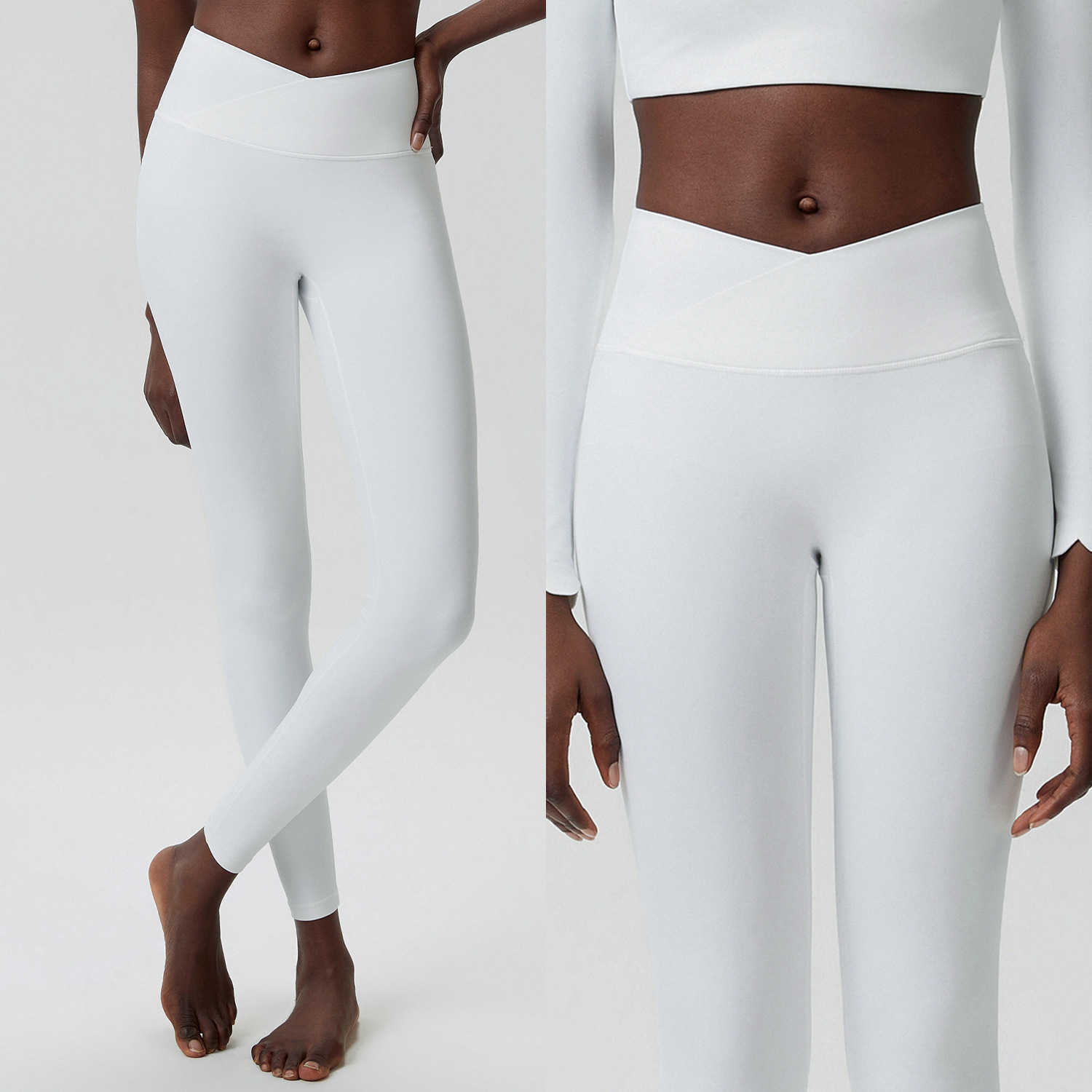 silicone Liquid waistband seamless yoga pants for women plus size elastic sports running fitness tight leggings L260612
