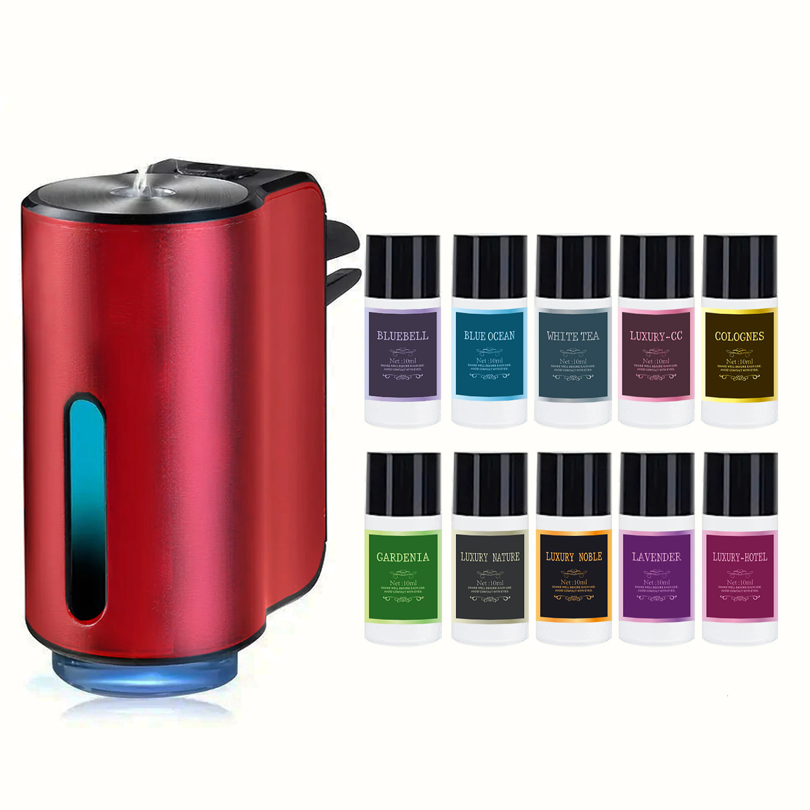 Car air freshener three strengths adjustable car aroma machine portable freshener perfume fragrance 260610