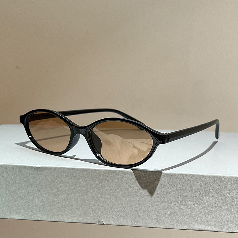 High quality Retro fashion oval small-frame sunglasses for women, new European and American ins street style sunglasses, unique trendy sun glasses