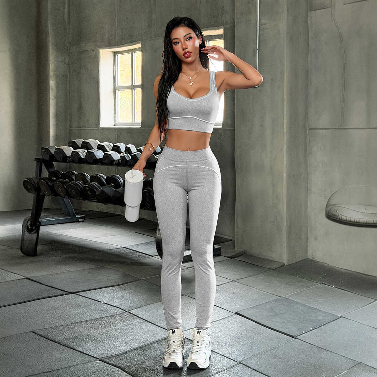 style Y2K sports camisole yoga outerwear womens vest 2026 summer L260612
