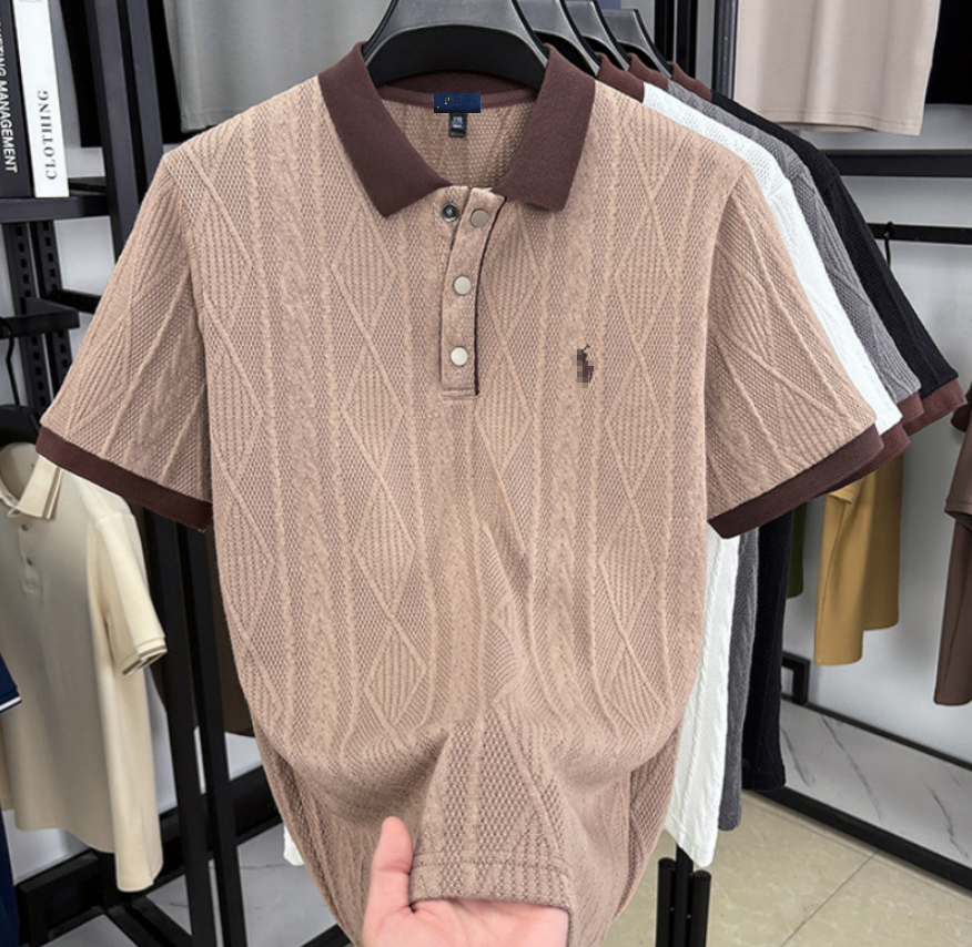 Shirt Fashion Casual Sport Designer Summer mens polos t shirt tshirts fashion embroidery short sleeves tops turndown collar tee casual polo shirts M
