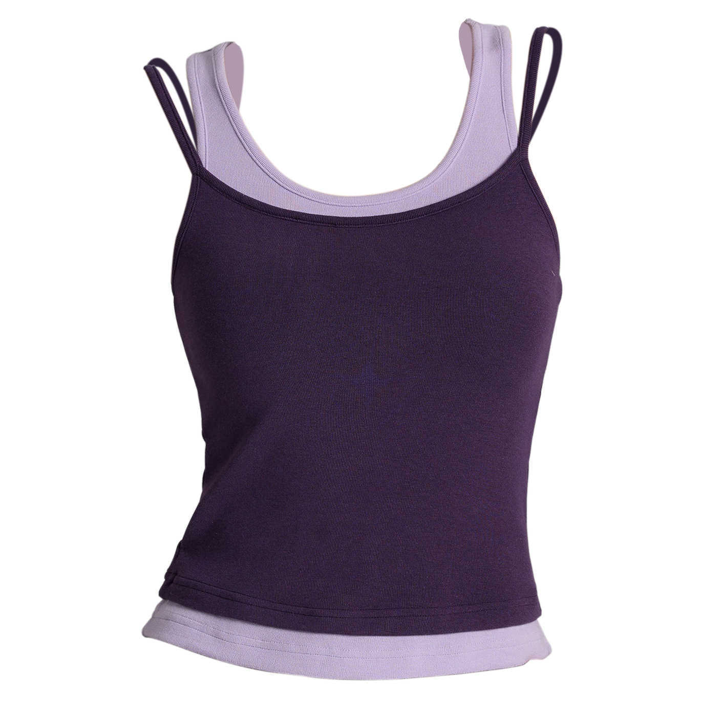 fitness Womens tank top-style bra training yoga wear long-length shockproof sports vest with chest pads L260612