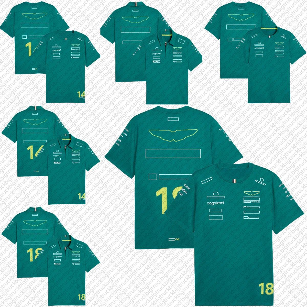 Polo 2026 con logotipo de la marca - Polo de piloto del equipo F1 - Camiseta de manga corta de carreras de Fórmula 1 - Ropa de conductor - Camiseta
