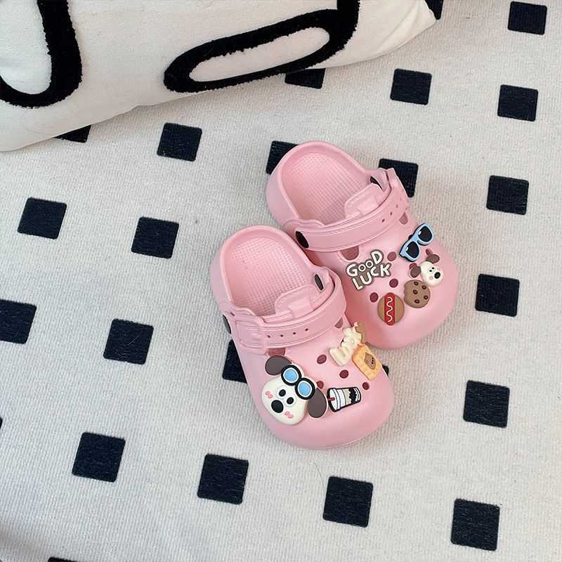 Soft Lightweight Kids Closed Toe Cartoon Breathable EVA Slip on Shoes for Infant Boys Girls Autumn Home Beach Casual Use L260612OK3S