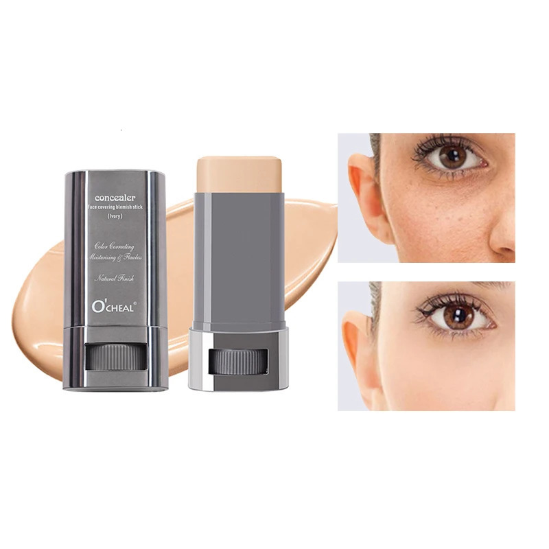 Ocheal Face Foundation Contour Stick Long-wear Lightweight Brighten Stick Face Concealer Blemish Contouring Beauty Makeup 260612