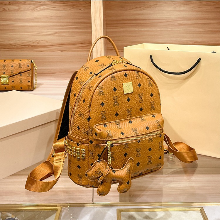 Women's 2025 New Printed Niche Design High-end Fashion Versatile Ladies' Travel Small Backpack