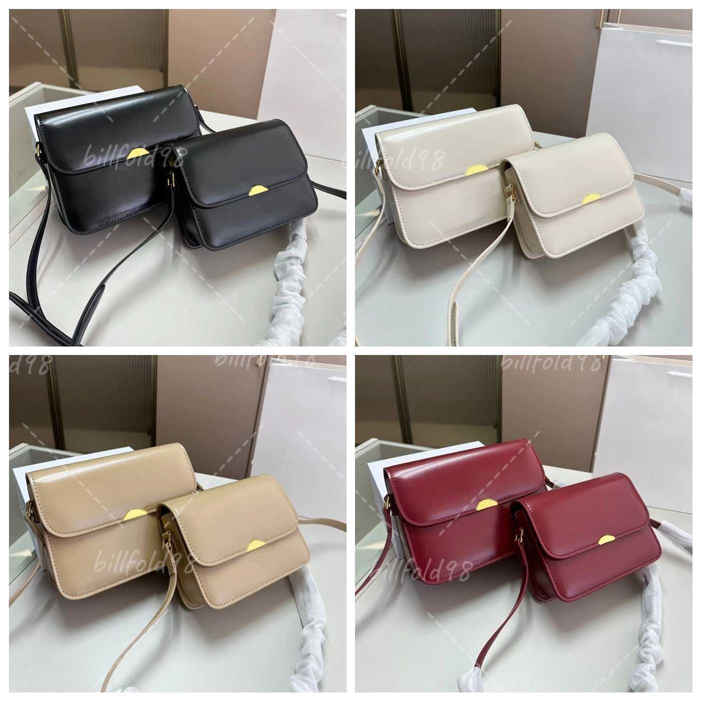 Evening Bags Designer Bag Leather High-quality Handbag Women Purse Shoulder Bag Leather Crossbody Bags Latch Tofu Buns Classics Clutch Handbags Wall