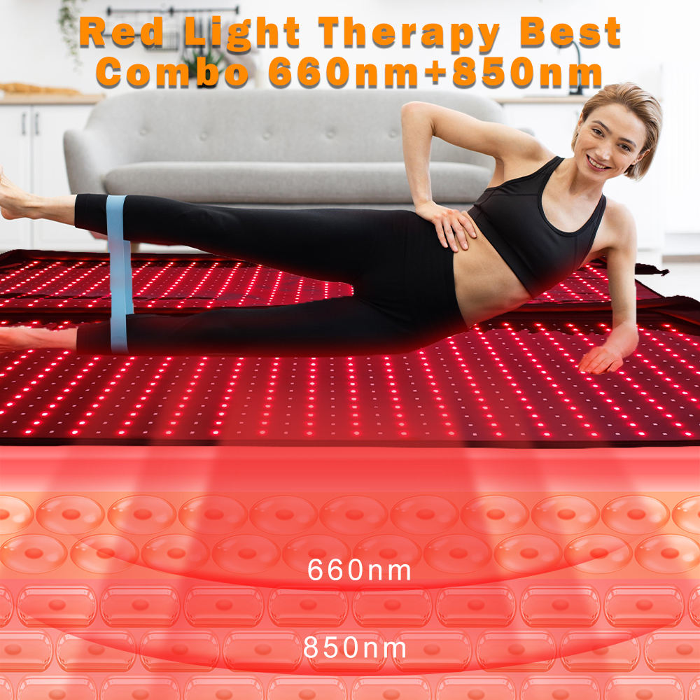Portable Home Use Red Light Therapy Sleeping Bag for Full Body Red Infrared Light Pain Relief 60x180CM PDT Machine