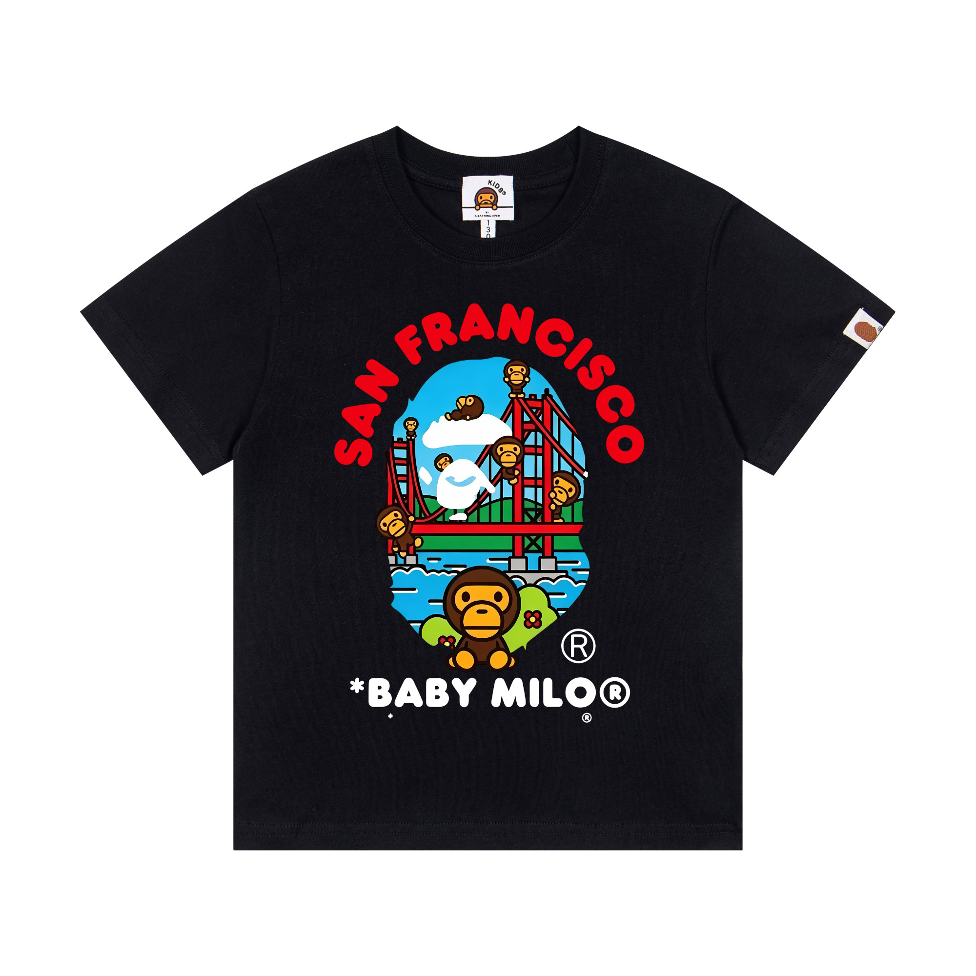 Designer Child Tshirts Fashion Children Short Sleeves Tshirt Kids Boys Girls Graffiti Cotton Top Luxury Child T-shirts Toddle Kids Tshirt