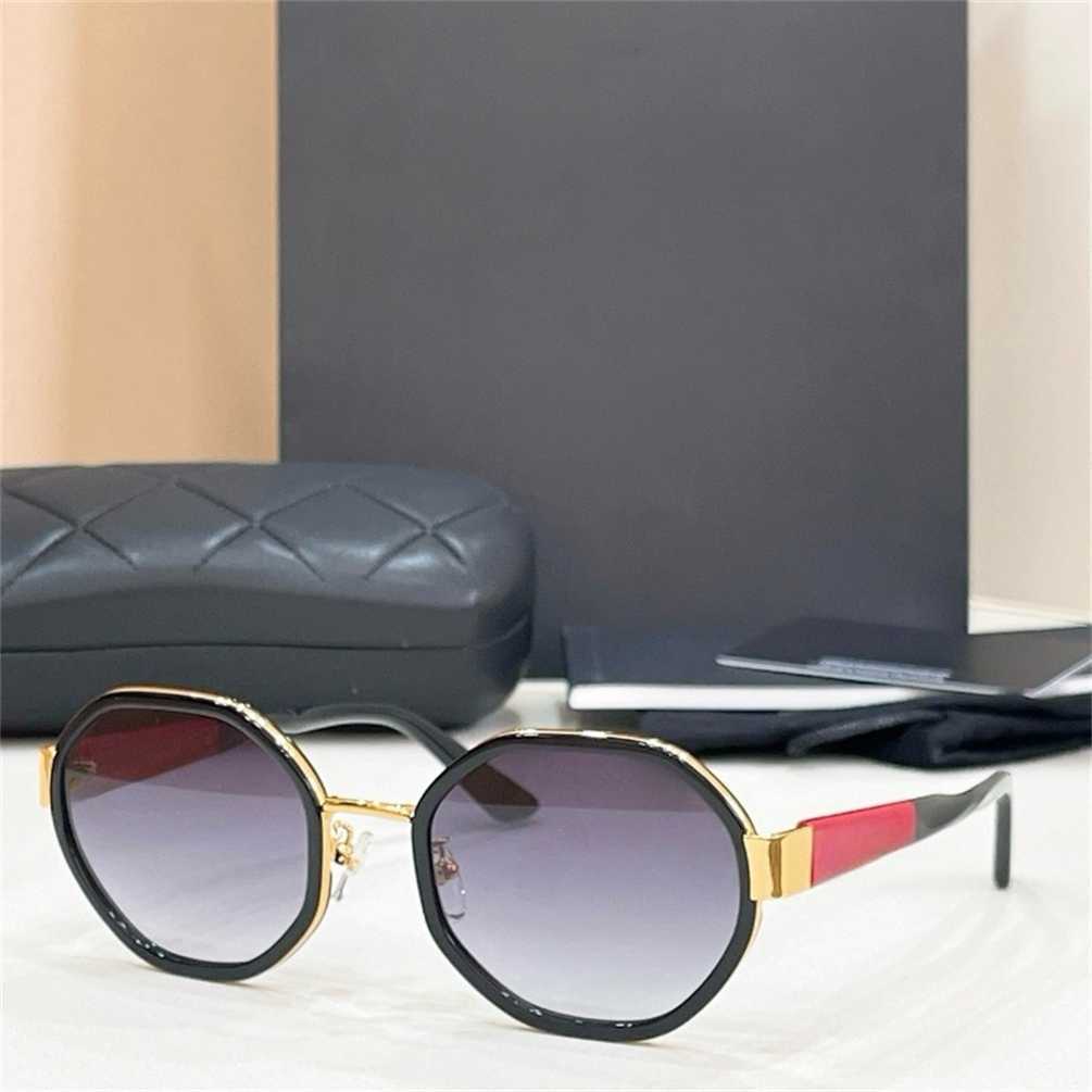 New Arc De High-End Sunglasses Korean Version Oval Sunshade Sunglasses 5490
