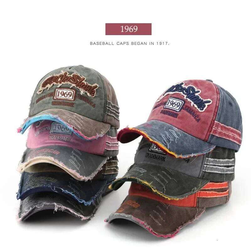 Retro Letter Embroidery Baseball Caps Spring Summer Men Women Cotton Adjustable Casual Hat Hip Hop Streetwear Sun Hats y2k hat 26Y0613