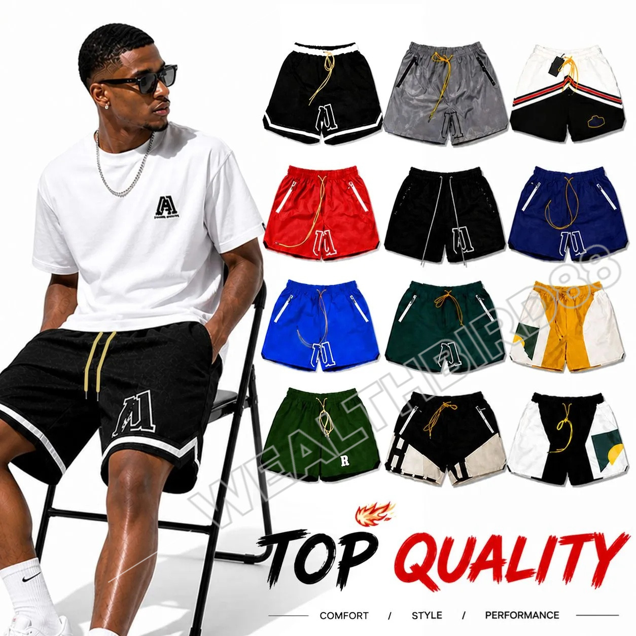mens shorts men swimming designer shorts summer beach shorts swim short swimwear breathable basketball sports pants streetwear designer style size S