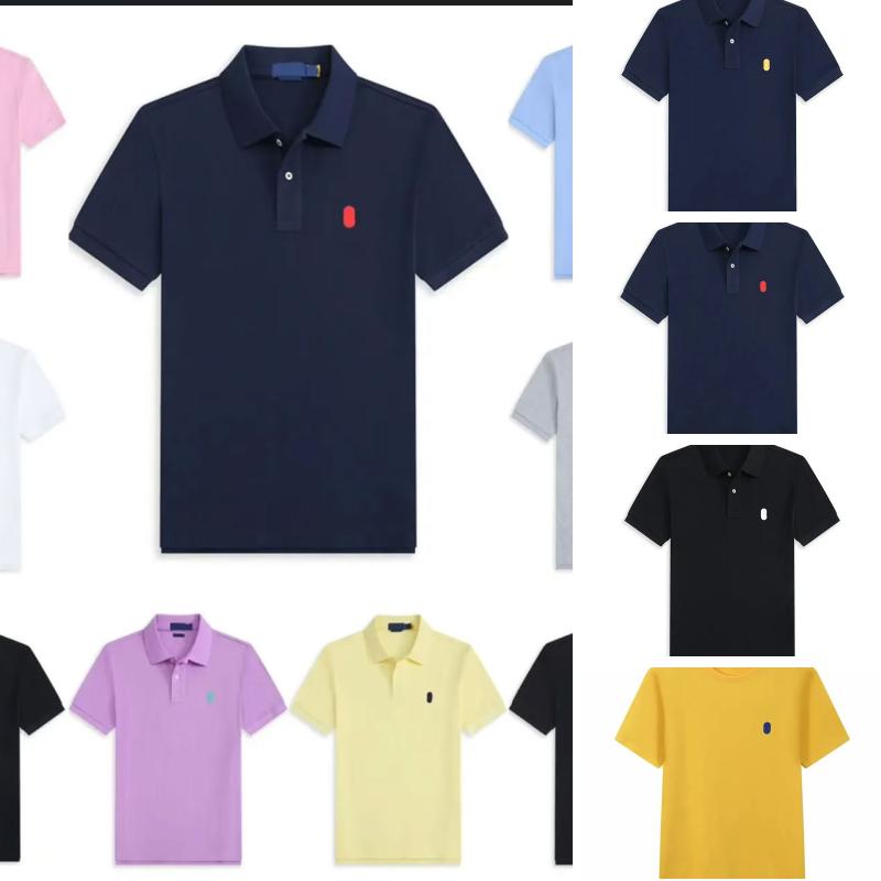 ralphyss shirt men designer poloshirt summer casual short sleeve 100cotton tshirt mens tee fashion embroidery size s 4xl r Casual Short Sleeve 100%